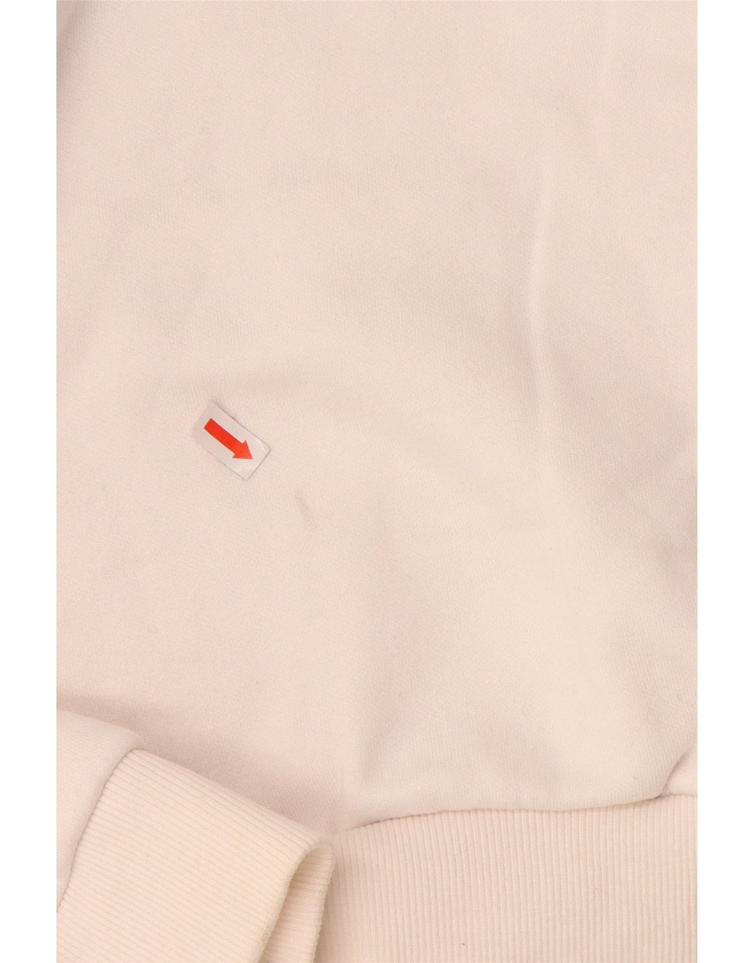 KAPPA Mens Graphic Hoodie Jumper Medium White Colourblock Cotton