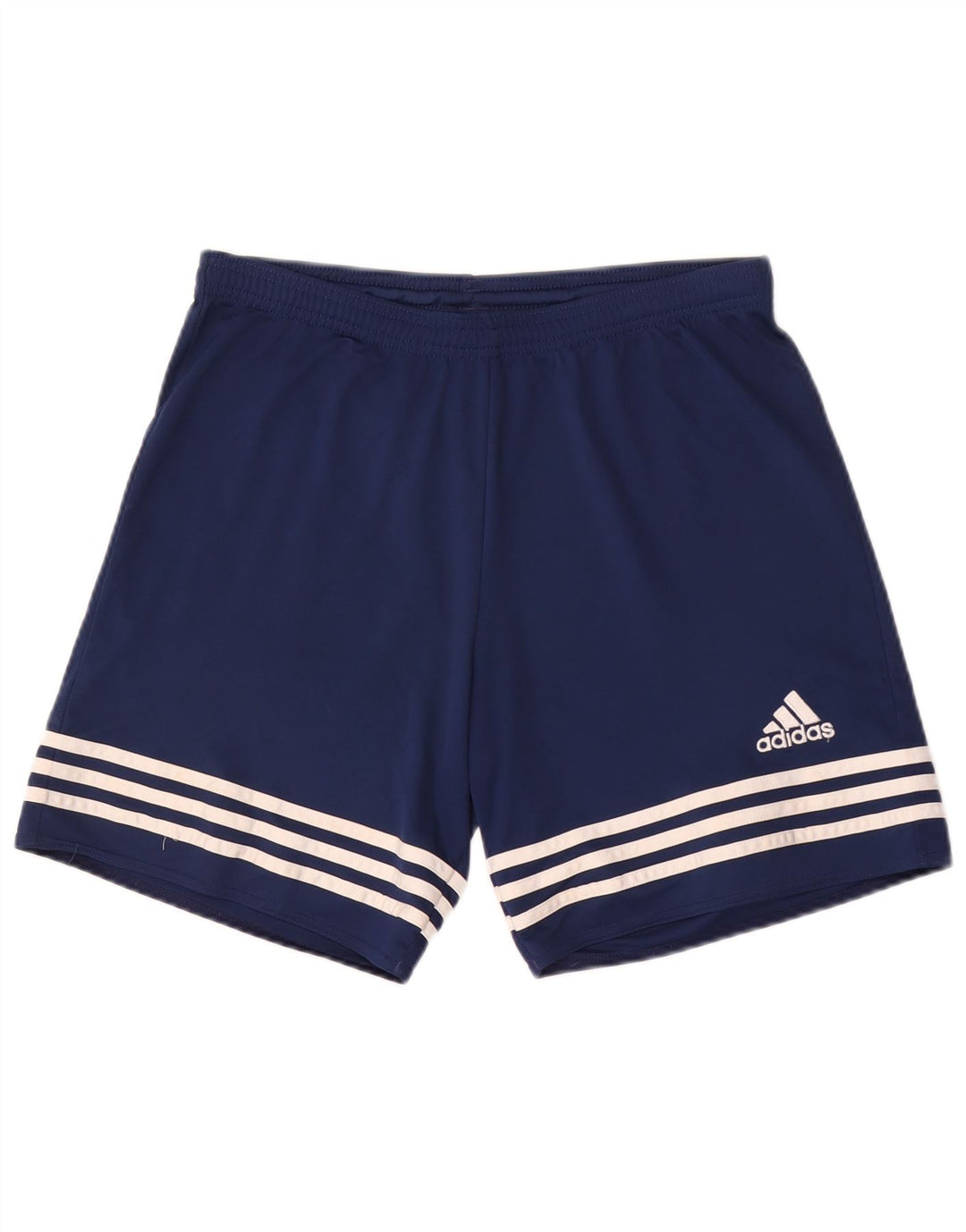 Ανδρικό αθλητικό σορτς Adidas Climalite από μεσαίο μπλε ναυτικό πολυεστέρα
