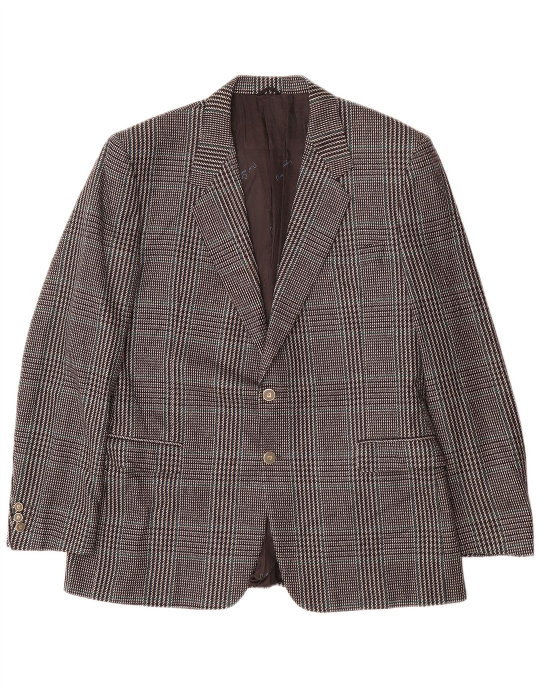 Pierre Cardin Ανδρικό σακάκι με 2 κουμπιά σακάκι IT 54 2XL Grey Check Wool Classic