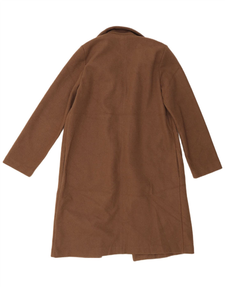 Zara Γυναικείο Ανοιχτό Παλτό UK 16 Large Brown Πολυεστέρας