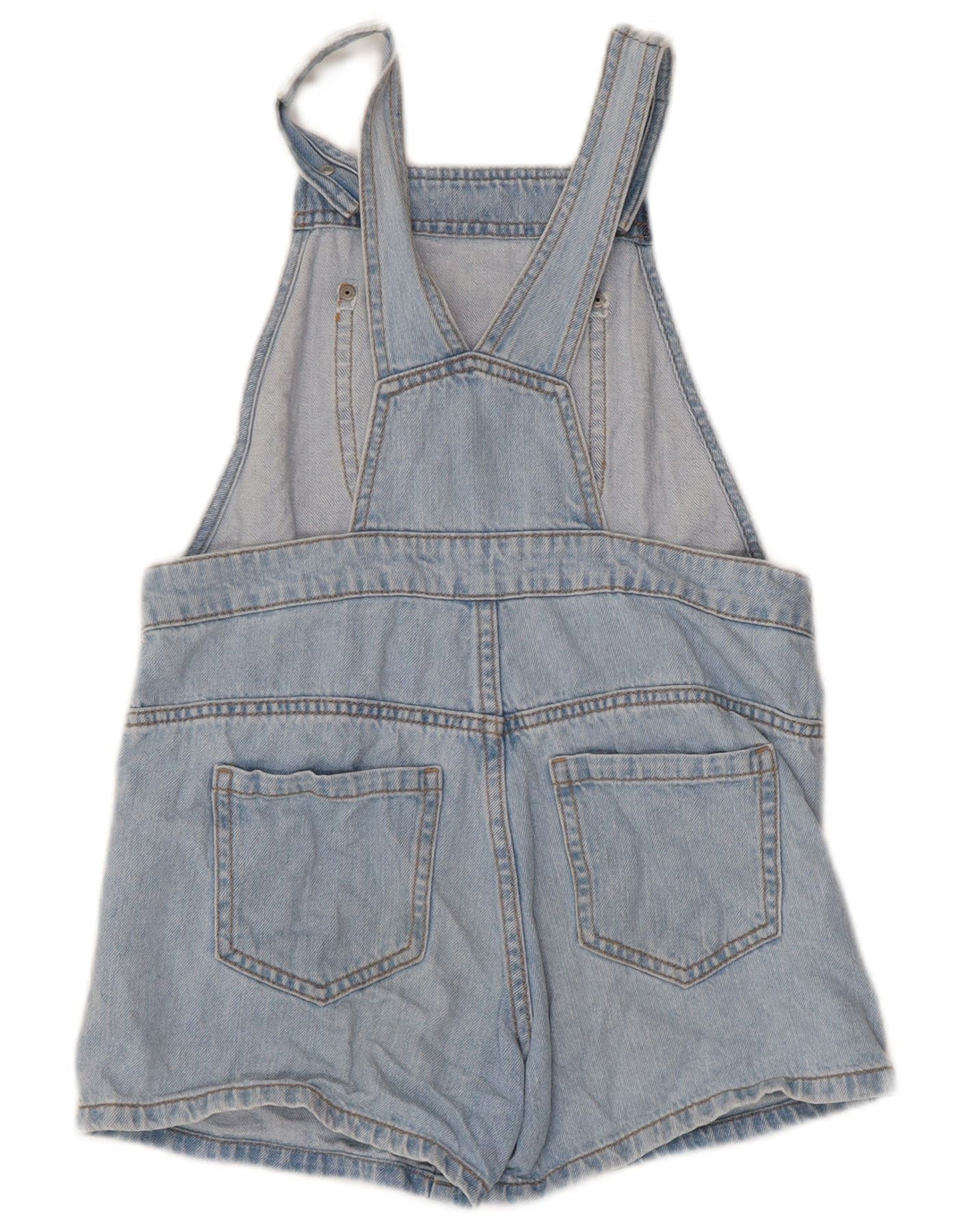 BENETTON Γυναικείο τζιν σορτς Dungarees W26 Small Blue