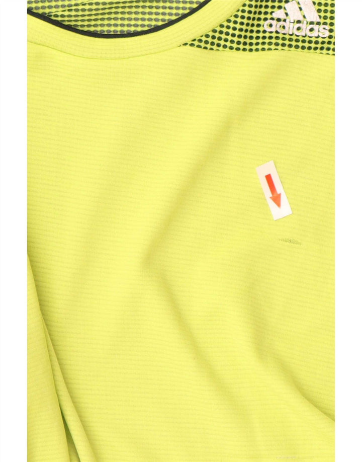 Ανδρικό T-Shirt Adidas Climacool Top Large Green Polyester