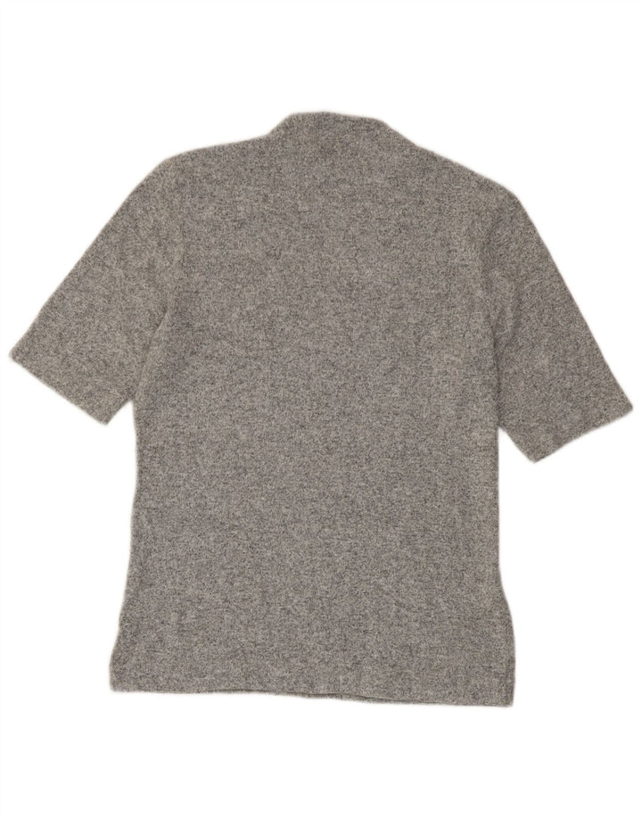 Marks & Spencer Γυναικείο T-Shirt Top UK 12 Medium Grey Flecked