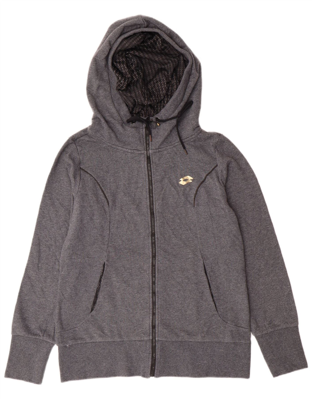 Γυναικείο πουλόβερ LOTTO με φερμουάρ UK 16 Large Grey