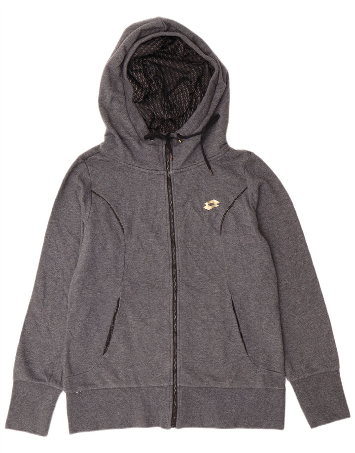 Γυναικείο πουλόβερ LOTTO με φερμουάρ UK 16 Large Grey