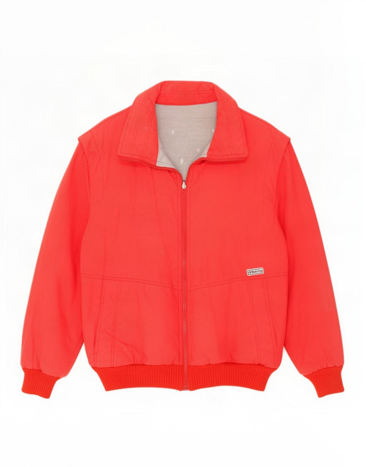 Vintage Ανδρικό Bomber Jacket UK 40 Large Red