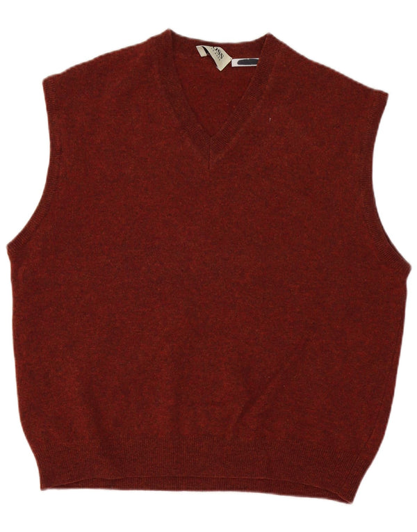 Ανδρικό γιλέκο Hugo Boss Tank Top UK 42 Large Brown Wool