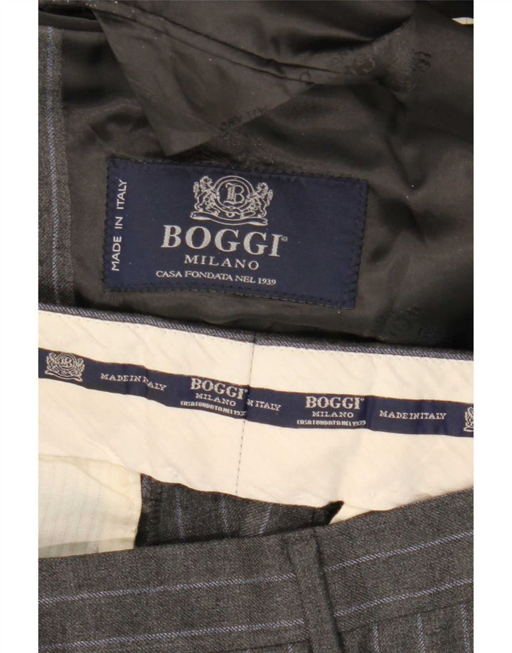 Ανδρική φόρμα 2 κουμπιών Boggi IT 48 Medium W31 L32 Γκρι μαλλί