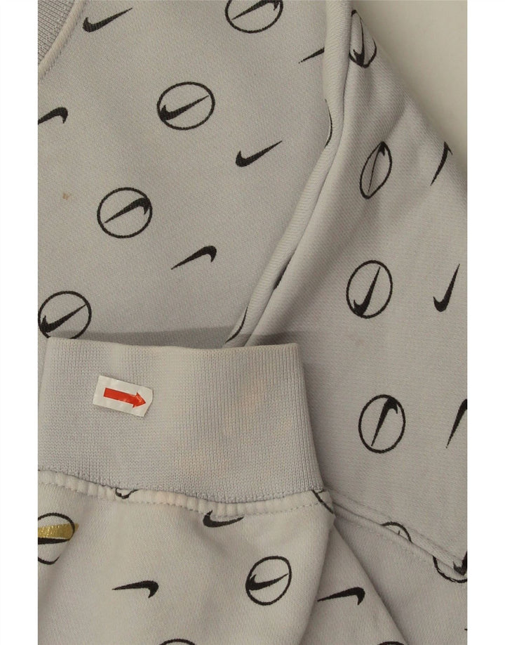 Γυναικεία γραφική φούτερ Nike 10 Small Grey