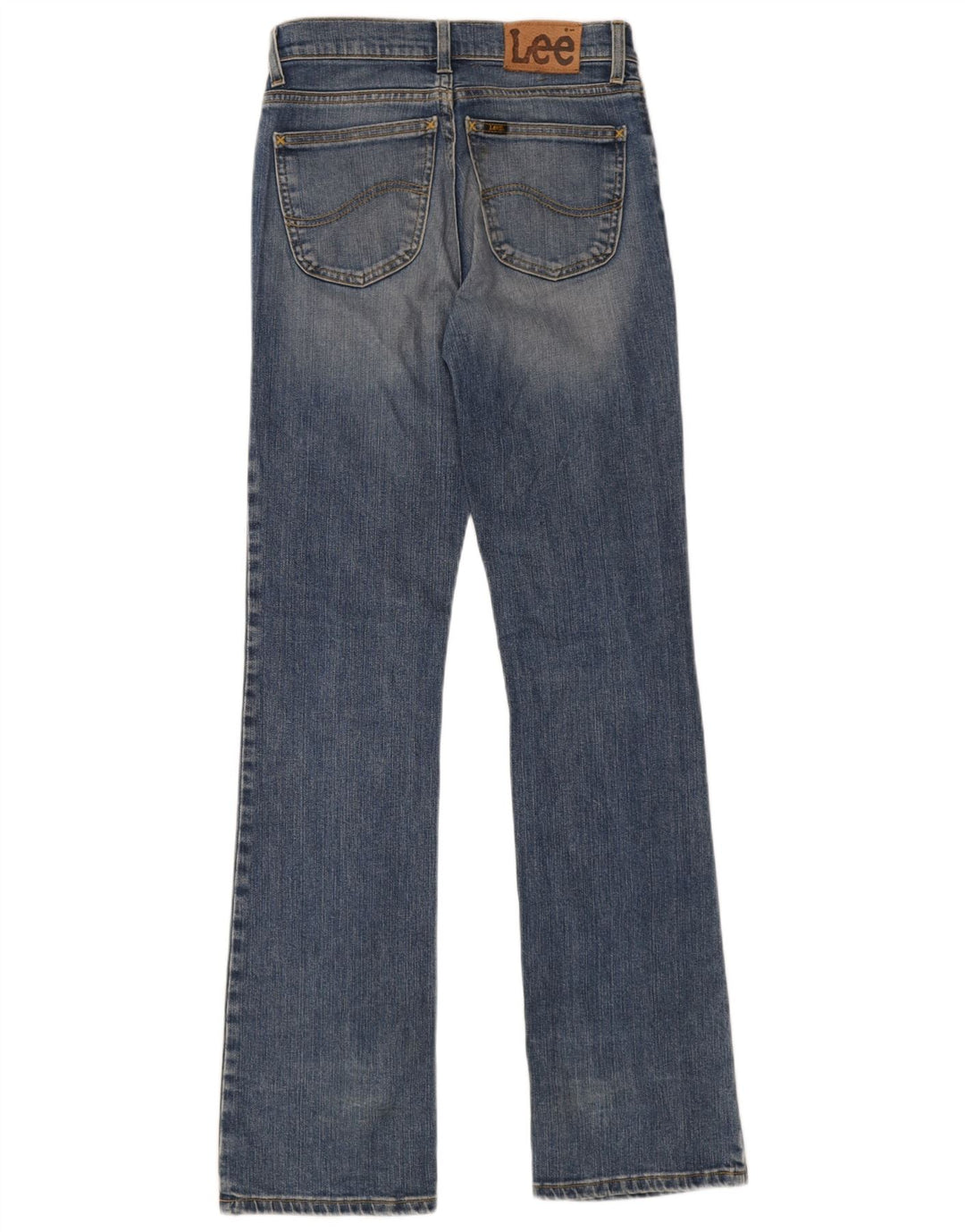 Lee Womens REED Bootcut Jeans W30 L34 Blue Cotton