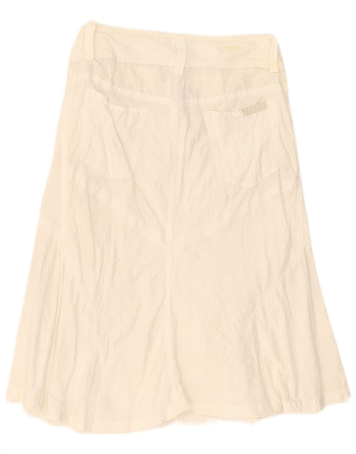 Γυναικεία φούστα Marlboro Classics A-Line EU 42 Large W30 White Len