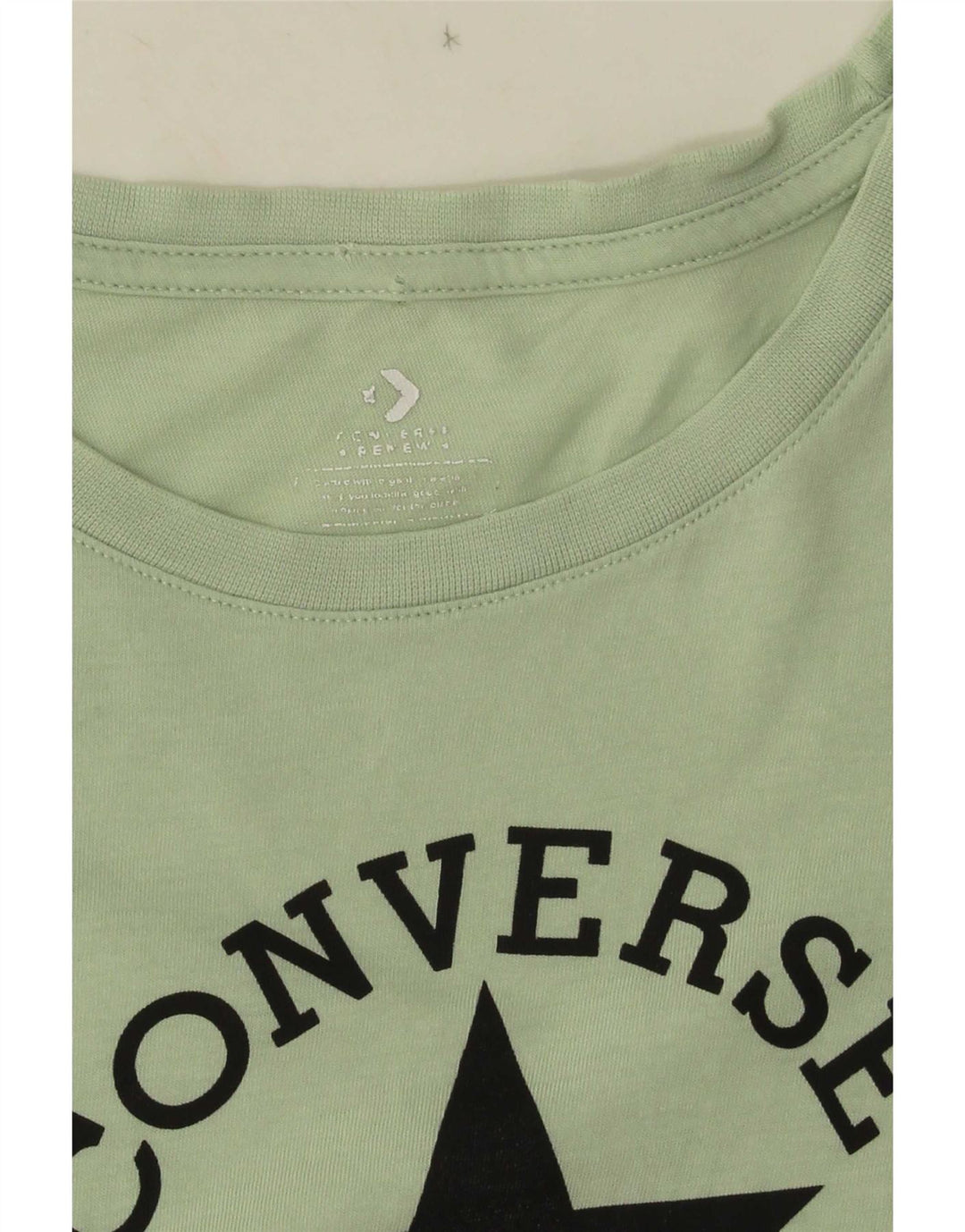 Γυναικείο γραφικό μπλουζάκι Converse Top UK 10 Small Green