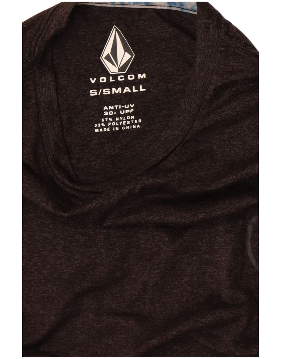 Ανδρικό T-Shirt Volcom Top Small Grey Flecked Nylon
