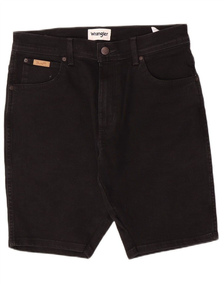 Ανδρικό τζιν σορτς Wrangler Texas W30 μεσαίο μαύρο βαμβακερό