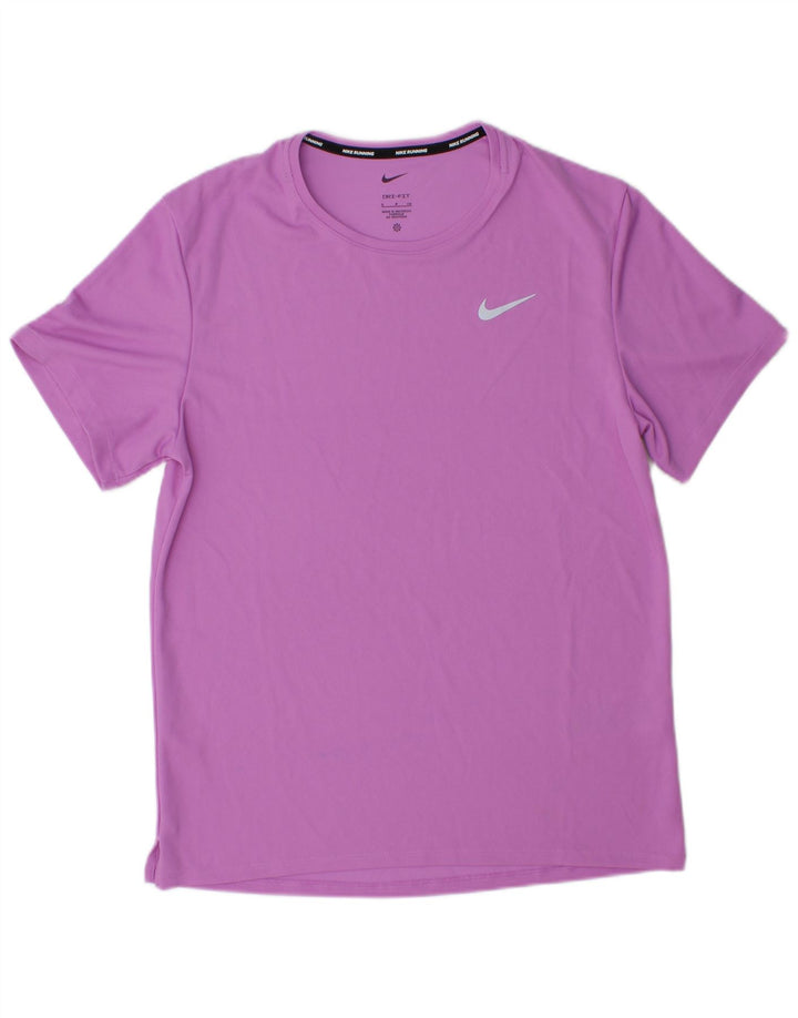 Ανδρικό T-shirt Nike Dri Fit T-shirt από μικρό μωβ πολυεστέρα