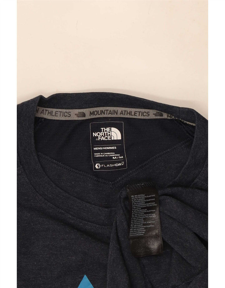 Ανδρικό γραφικό T-Shirt North Face Top Medium Navy Blue από βαμβάκι