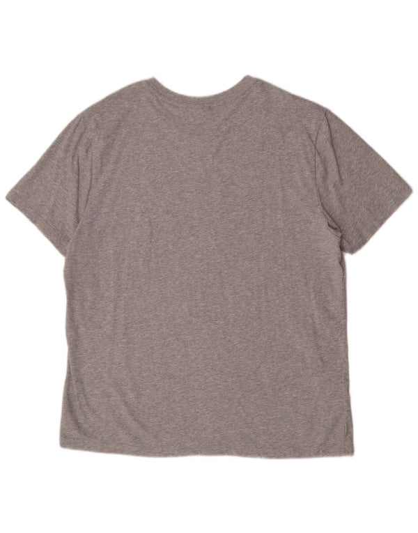 Ανδρικό γραφικό T-Shirt Fila Top 2XL Γκρι βαμβακερό