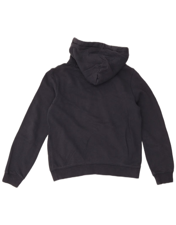 Jack Wills Γυναικείο Γραφικό Hoodie Jumper UK 12 Medium Navy Blue Cotton