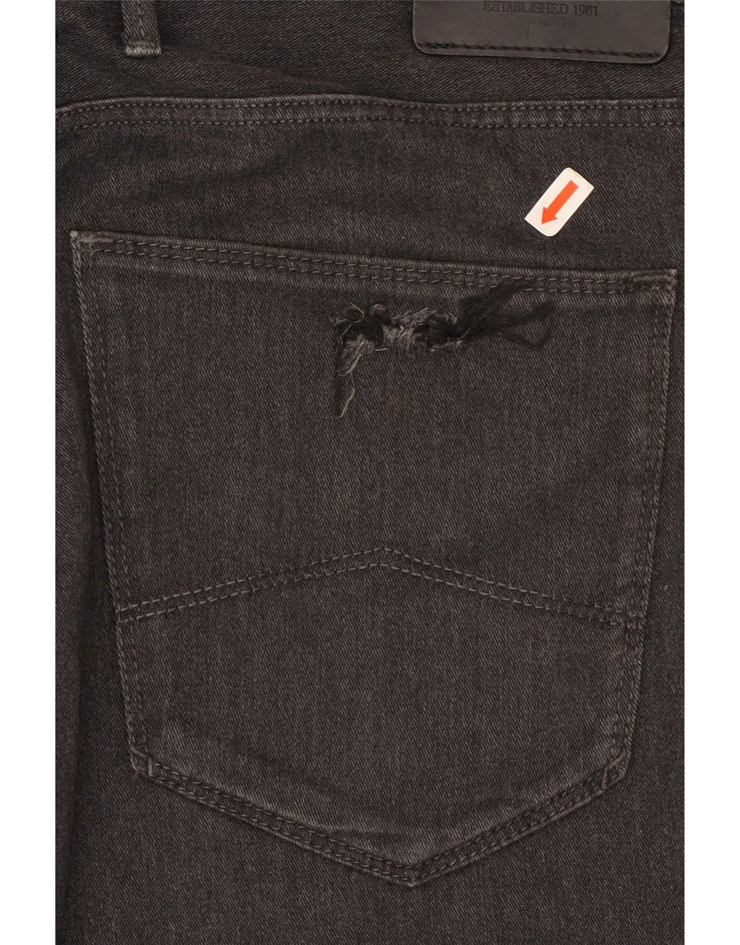 Armani Ανδρικό Slim Jeans W36 L30 Μαύρο βαμβακερό