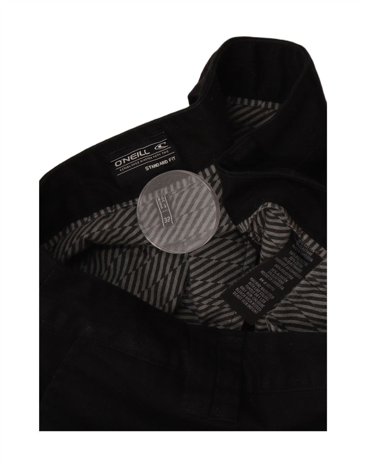 Ανδρικό σορτς Chino O'Neill Standard Fit W32 Μεσαίο μαύρο πολυεστέρα