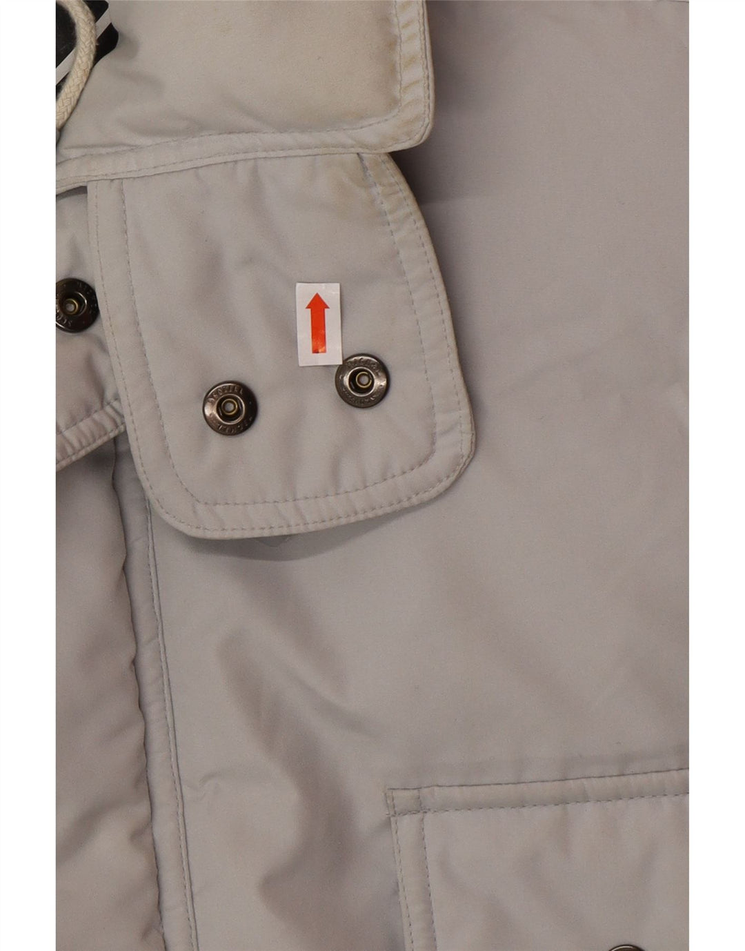 VINTAGE Ανδρικό παλτό με επένδυση UK 36 Small Grey Polyester