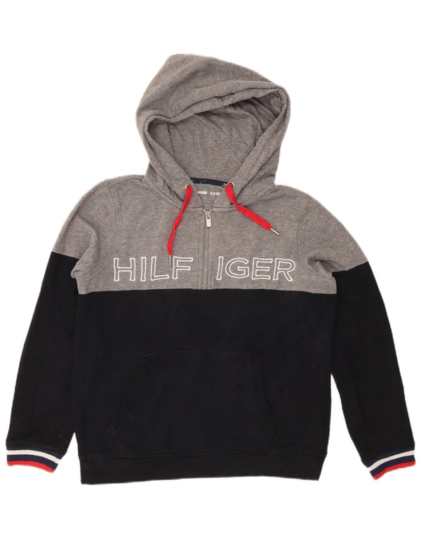 Tommy Hilfiger Boys Graphic Hoodie Jumper 13-14 ετών Medium Navy Blue