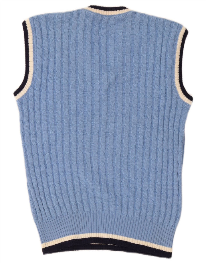 Vintage ανδρικό γιλέκο Tank Top Μικρό μπλε ριγέ Classic