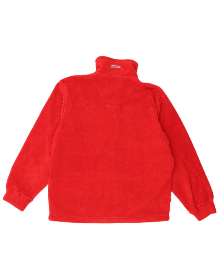 Invicta Mens Polartec Fleece Jumper Small Red Polyester Sports