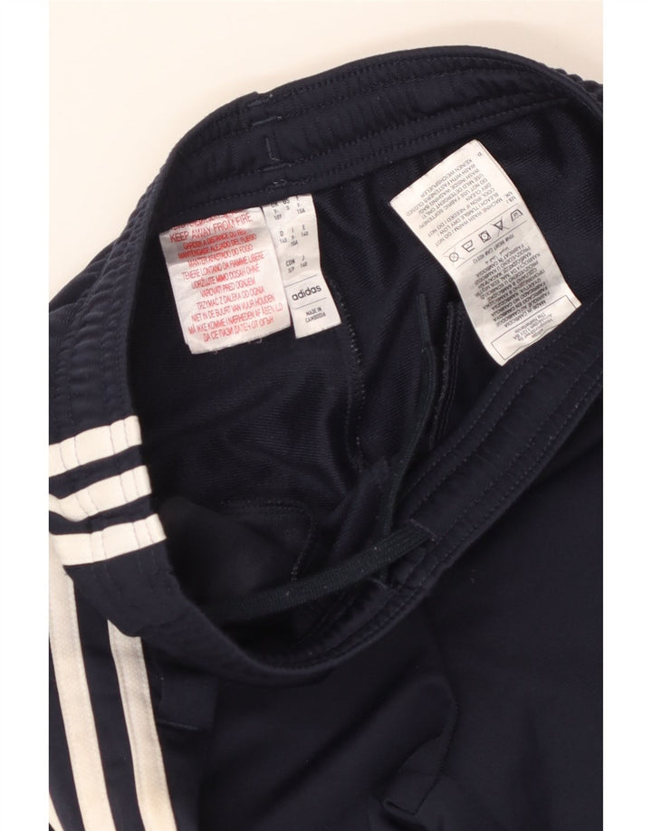Παντελόνι αθλητικής φόρμας ADIDAS Boys 9-10 Years Navy Blue Polyester