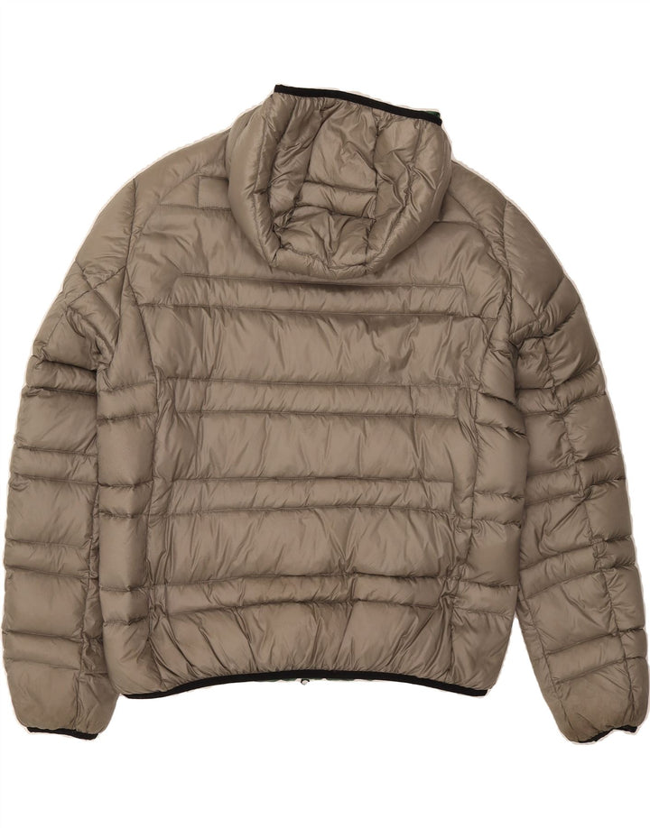 BLAUER Womens Hooded Padded Jacket UK 20 2XL Beige Polyamide Vintage Blauer and Second-Hand Blauer from Messina Hembry 