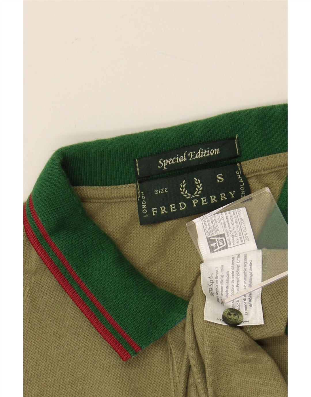 FRED PERRY Ανδρικό μπλουζάκι πόλο πράσινο βαμβακερό