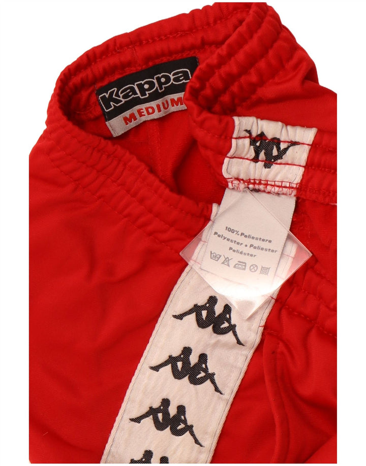 Ανδρική αθλητική φόρμα γραφικών KAPPA Παντελόνι μεσαίου κόκκινου πολυεστέρα