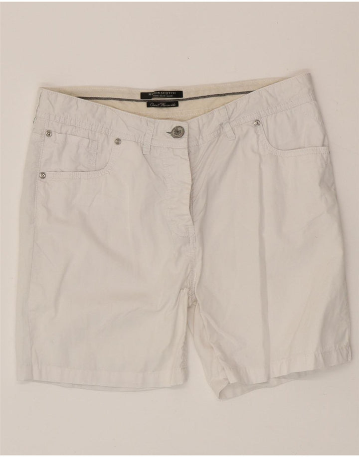 Maison Scotch Γυναικείο Casual Σορτς W27 Μικρό λευκό βαμβακερό