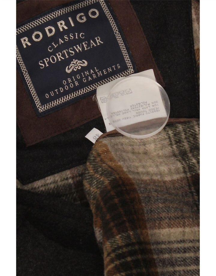 Rodrigo Ανδρικό παλτό Duffle Loose Fit IT 48 Medium Black Wool