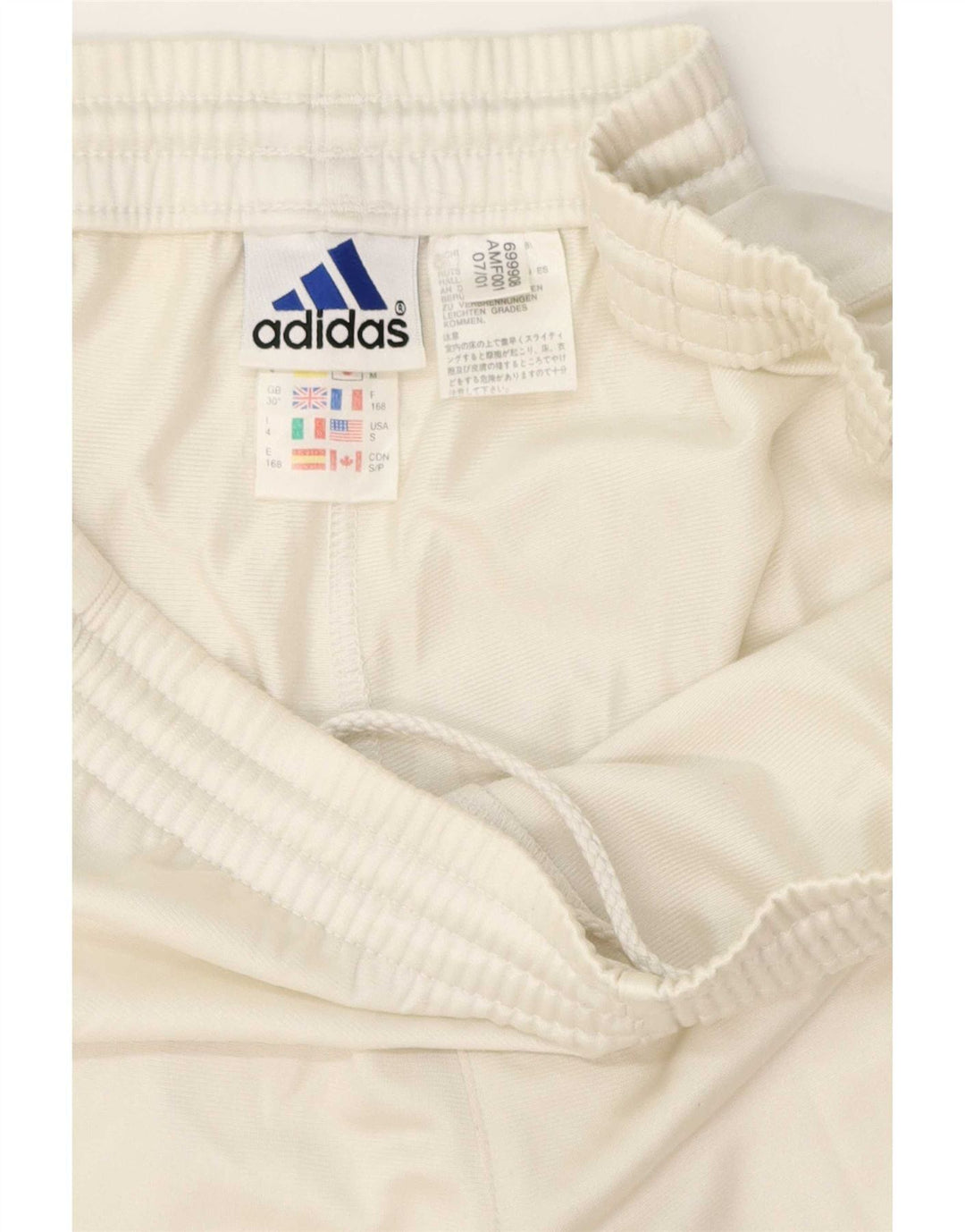 Ανδρική αθλητική φόρμα Adidas, μεσαίο λευκό πολυεστέρας