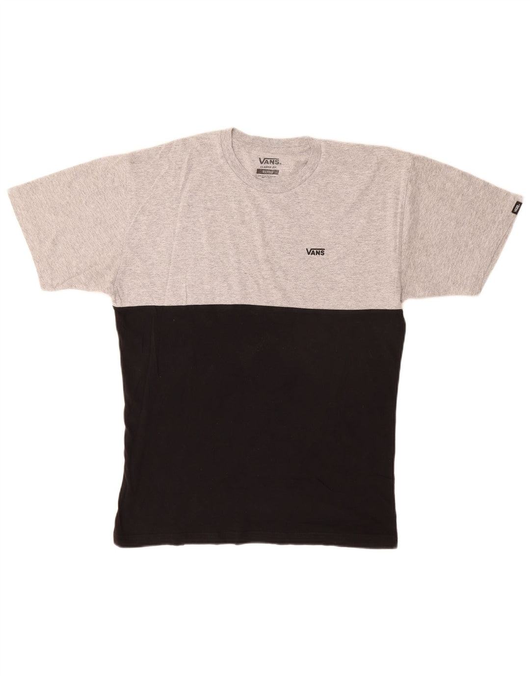 Ανδρικό T-Shirt Vans Classic Εφαρμογή Τοπ μεσαίου γκρι χρώματος βαμβακερό