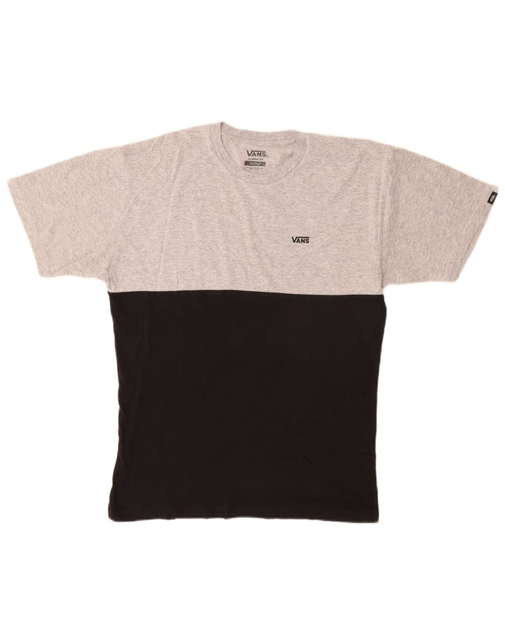 Ανδρικό T-Shirt Vans Classic Εφαρμογή Τοπ μεσαίου γκρι χρώματος βαμβακερό