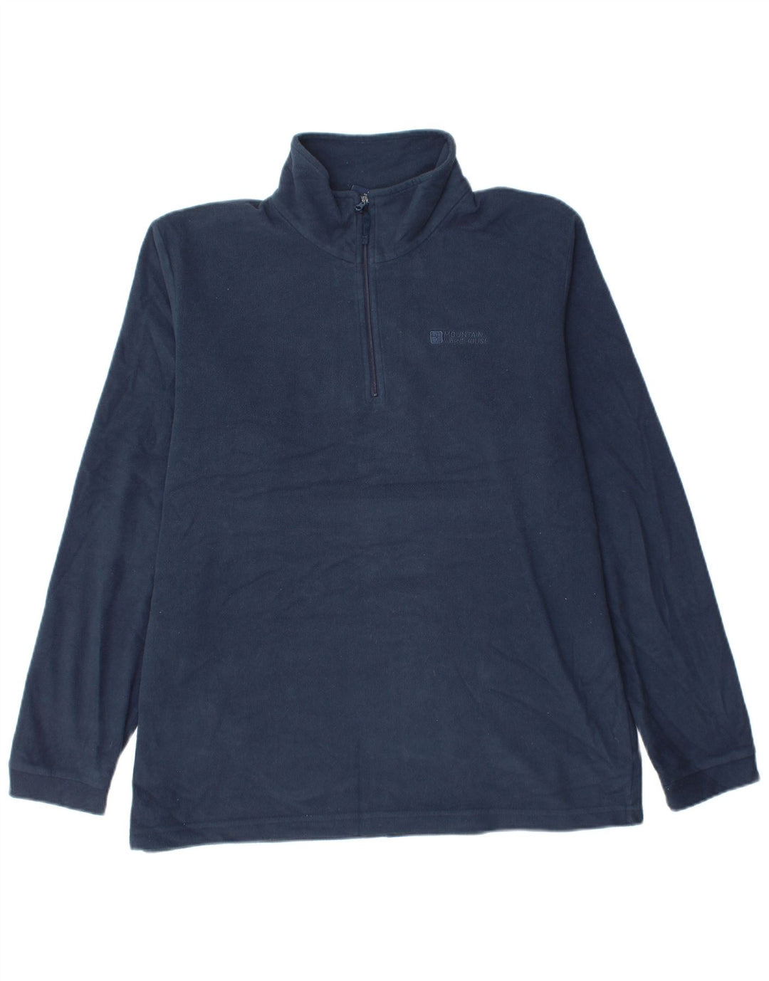 MOUNTAIN WAREHOUSE Ανδρικό φερμουάρ Fleece Jumper Μεγάλο Navy Blue Polyester