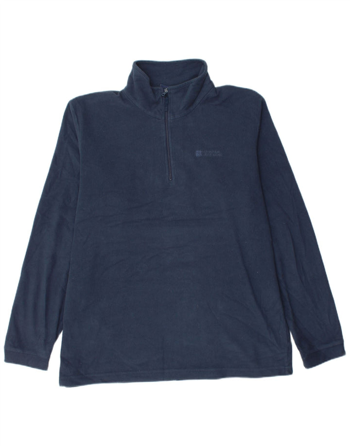 MOUNTAIN WAREHOUSE Ανδρικό φερμουάρ Fleece Jumper Μεγάλο Navy Blue Polyester