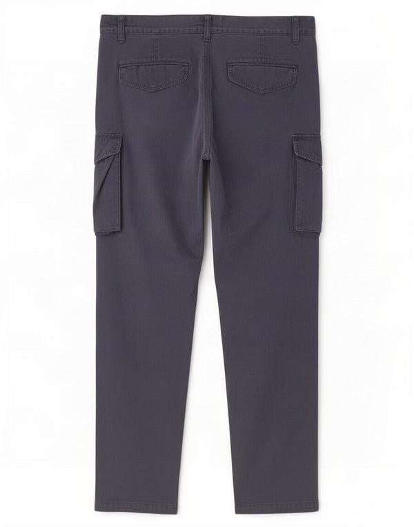 Ανδρικό παντελόνι Benetton Slim Cargo IT 54 2XL W38 L32 Navy Blue Cotton