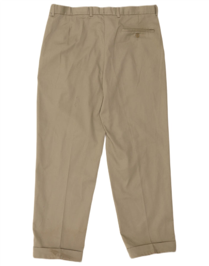 Ανδρικό παντελόνι Chino Marks & Spencer W34 L29 Grey Polyester