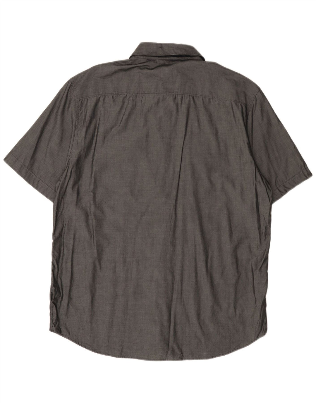 CALVIN KLEIN Ανδρικό κοντομάνικο πουκάμισο μεγάλο γκρι βαμβακερό