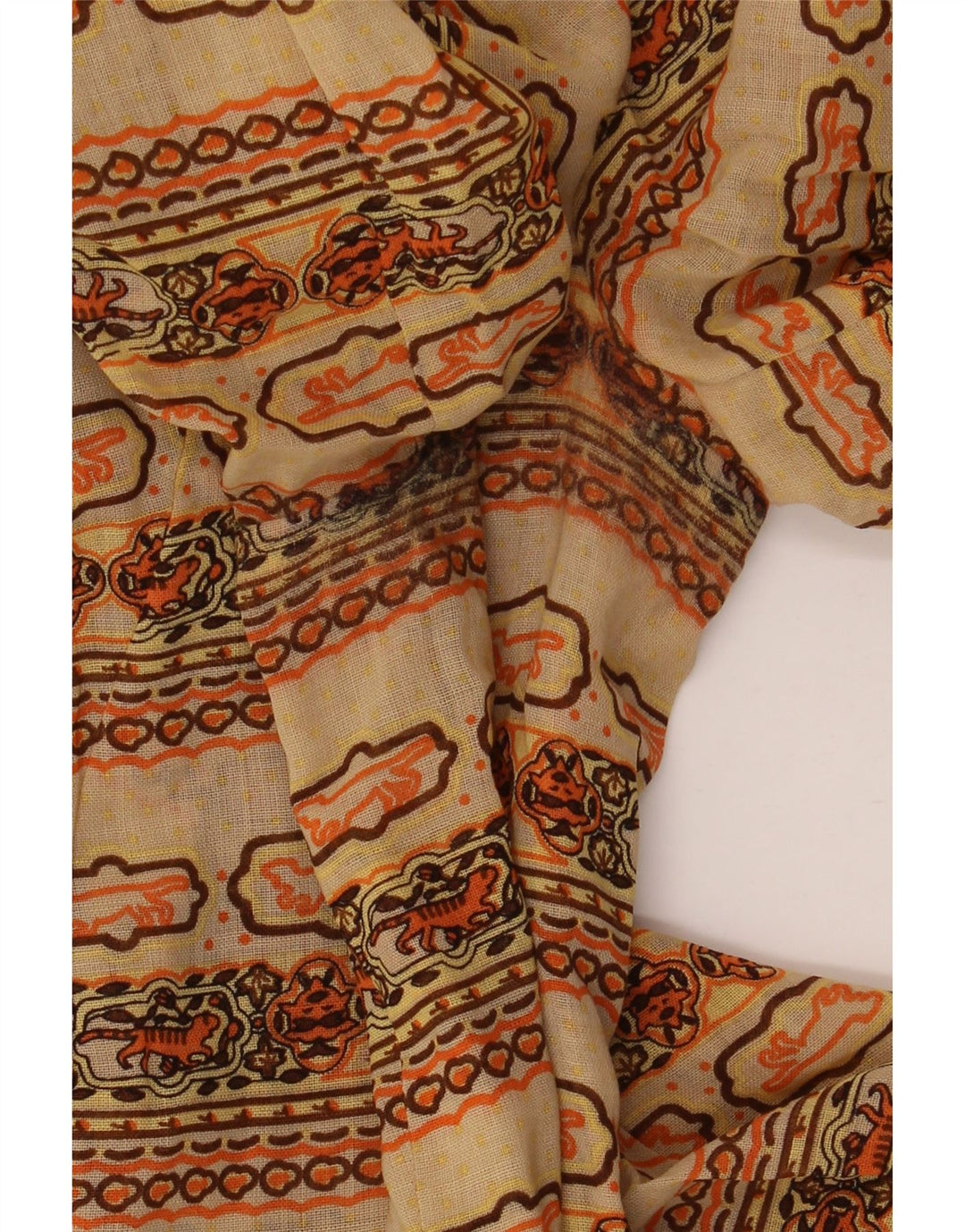 Vintage γυναικείο φόρεμα A-Line UK 12 Medium πολύχρωμο Fair Isle