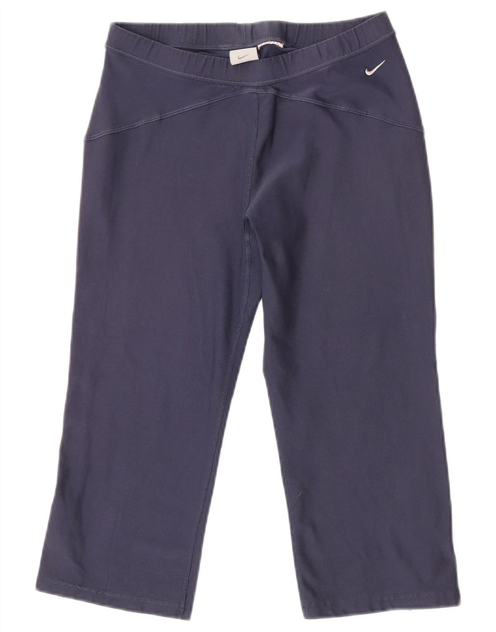 Nike Γυναικεία κολάν Capri UK 10/12 Medium Navy Blue