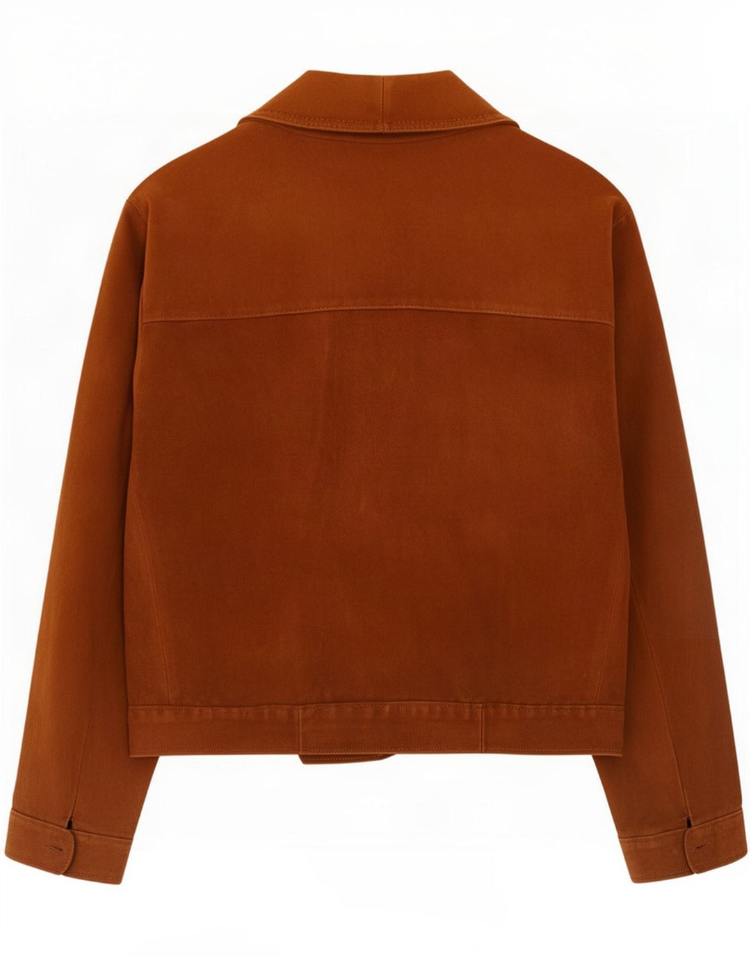 Γυναικείο Suede Jacket Vintage UK 38 Medium Brown Leather