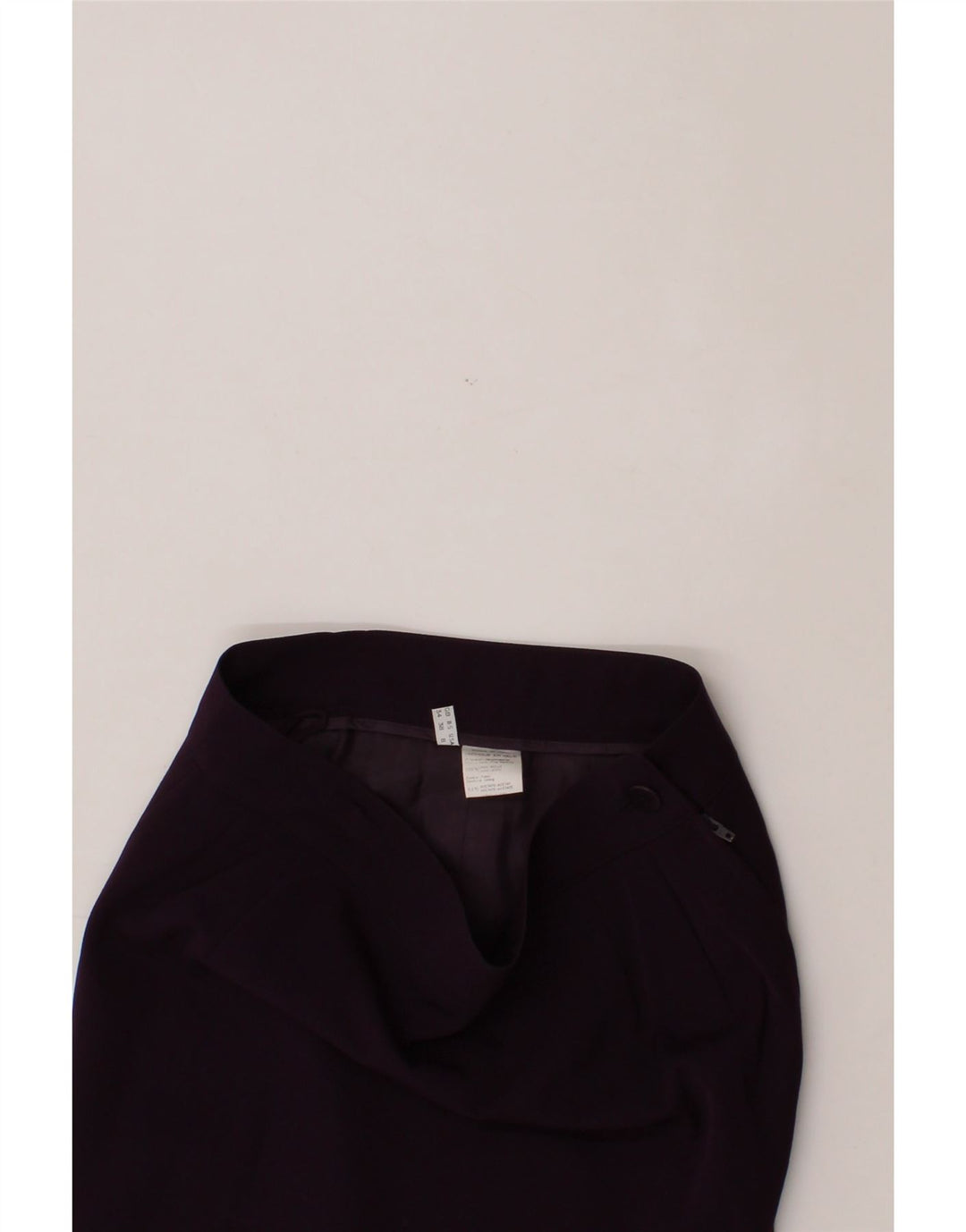 VINTAGE Womens Pencil Skirt US 8 Medium W28  Purple Wool Vintage Vintage and Second-Hand Vintage from Messina Hembry 