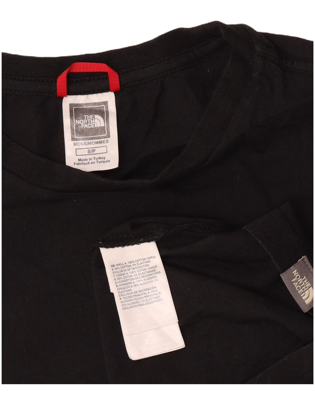 Ανδρικό T-Shirt North Face Top Small μαύρο βαμβακερό