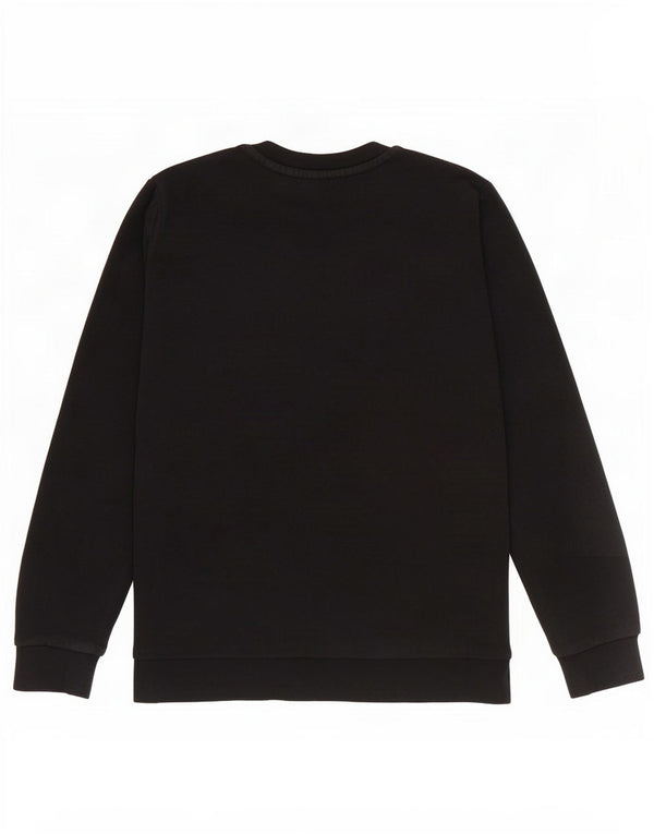 Γραφικό Φούτερ Adidas Boys Jumper 11-12 ετών Μαύρο βαμβακερό