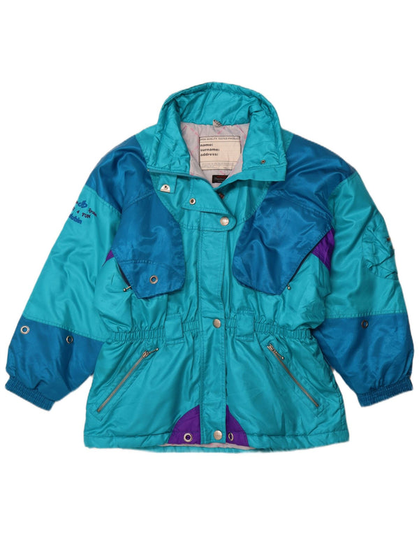 DUBIN Γυναικείο μπουφάν σκι μεγάλου μεγέθους EU 44 XL Blue Colorblock Sports