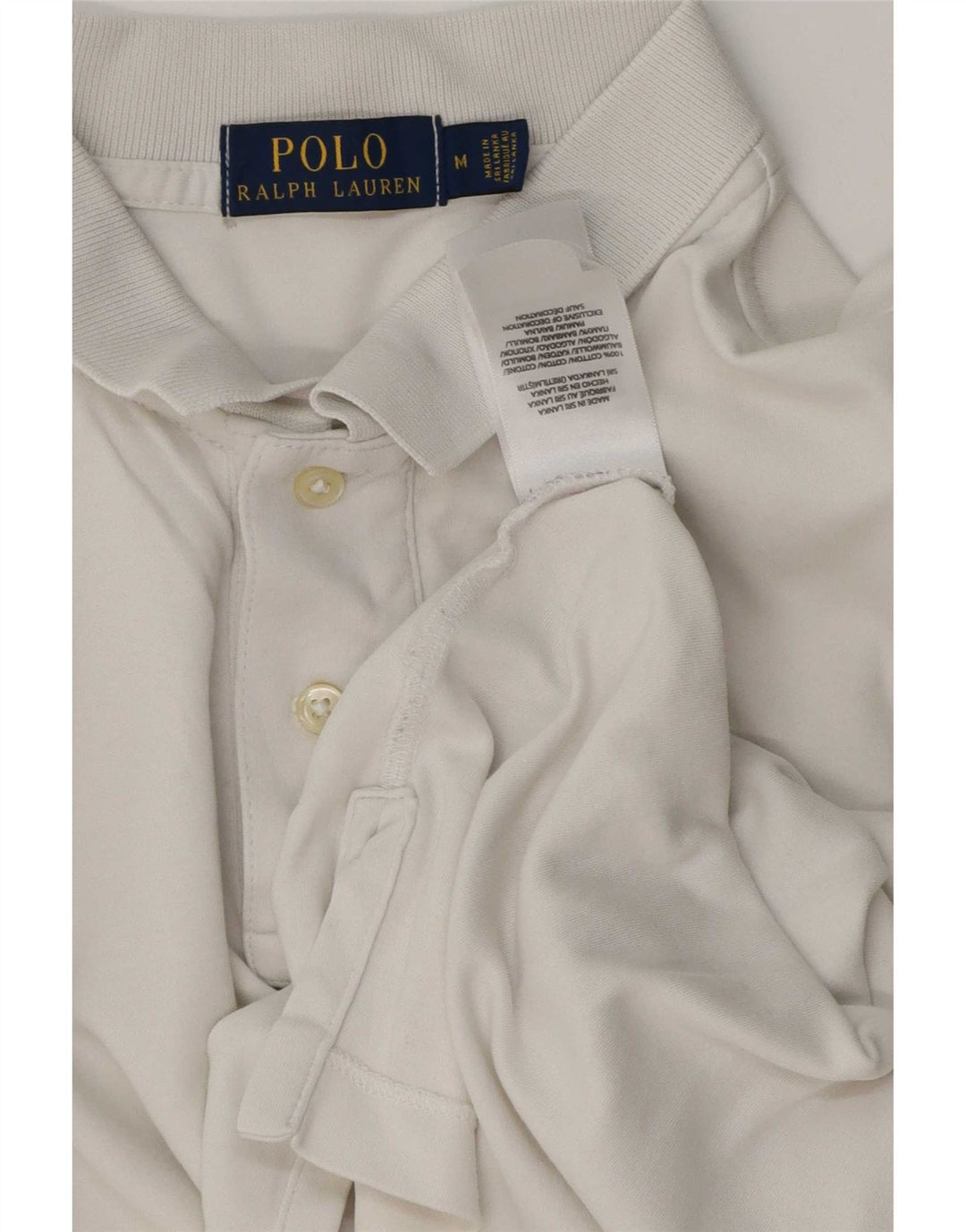 Ανδρικό πουκάμισο Polo Ralph Lauren, μεσαίο λευκό βαμβακερό